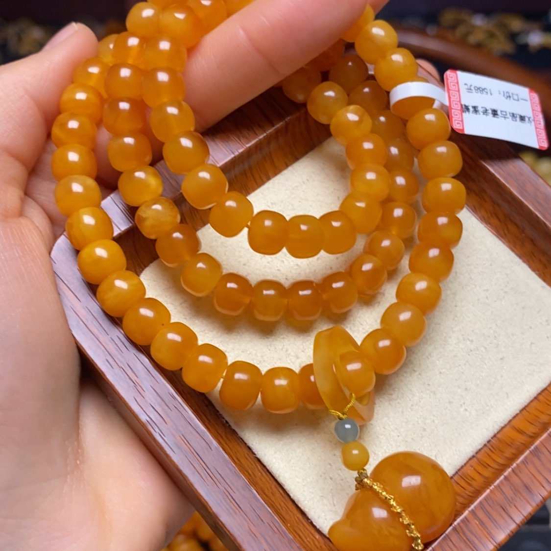 【闪购商品】蜜蜡手链未镶嵌手串