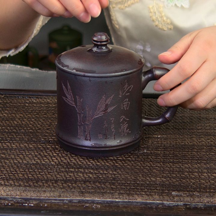 茶杯紫砂高货放漏