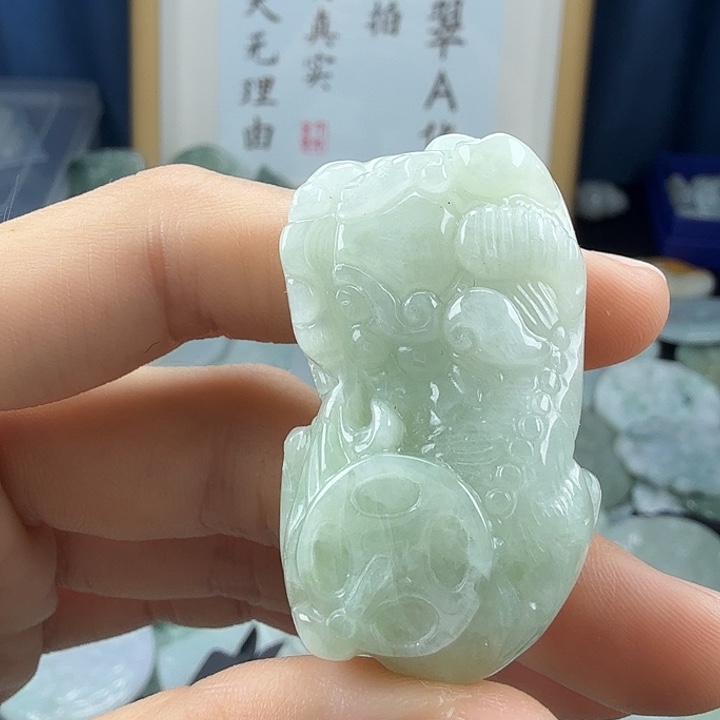 翡翠未镶嵌颈饰翡翠