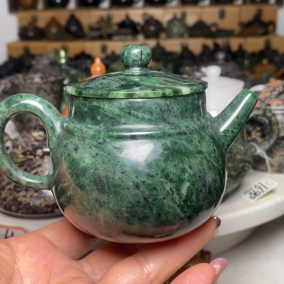 藏玉药王石福利款如意壶200cc