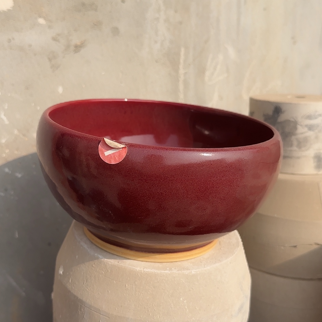 摆件陶郑家钧窑摆件微