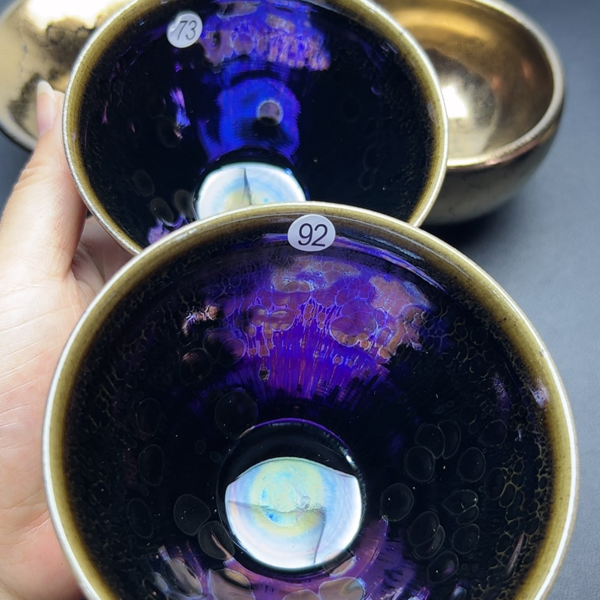 【闪购商品】茶盏行**水建窑建盏主人杯