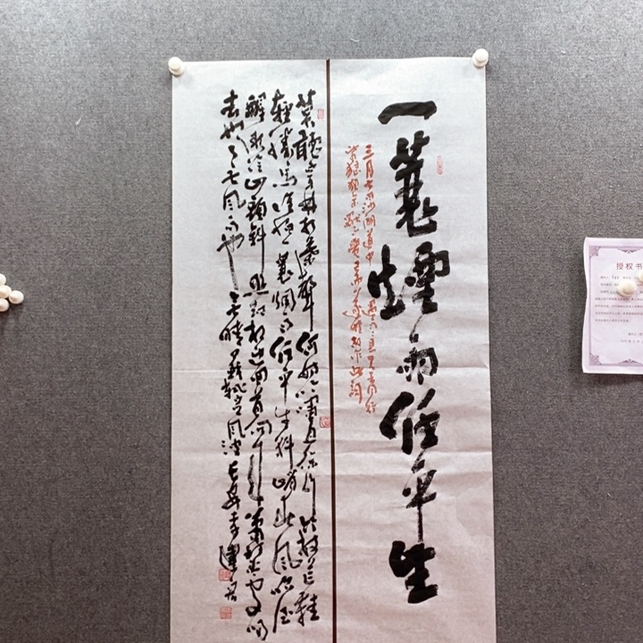 书法书法作品多次参加全国