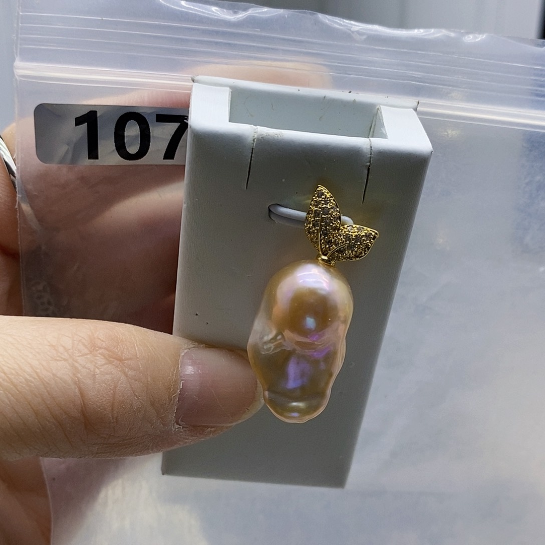 颈饰合金淡水珍珠