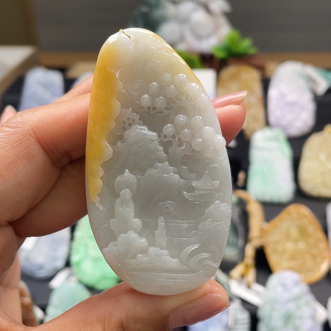 翡翠吊坠(不含链)未镶嵌