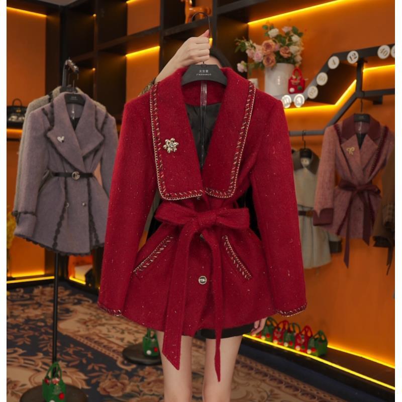 【宠粉价】白鸭绒羽绒服冬季设计师轻奢气质收腰外套LOVES-A1546