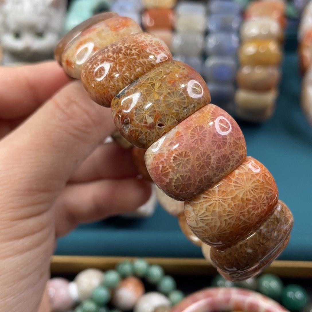 未镶嵌手镯硅化玉