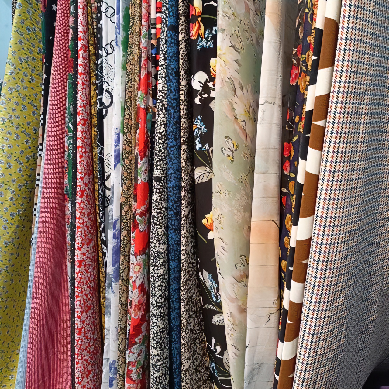 直播间面料下单拍这个