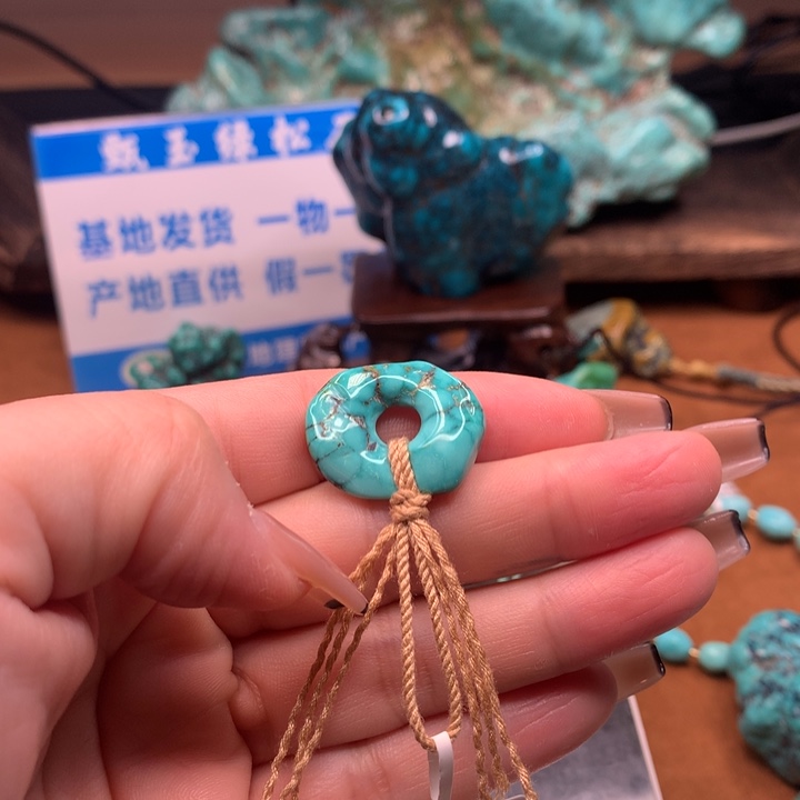 绿松石原矿未镶嵌猴****子