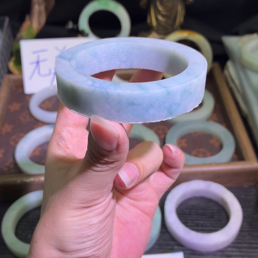 定制翡翠未镶嵌缅甸翡翠A货手镯毛胚定制