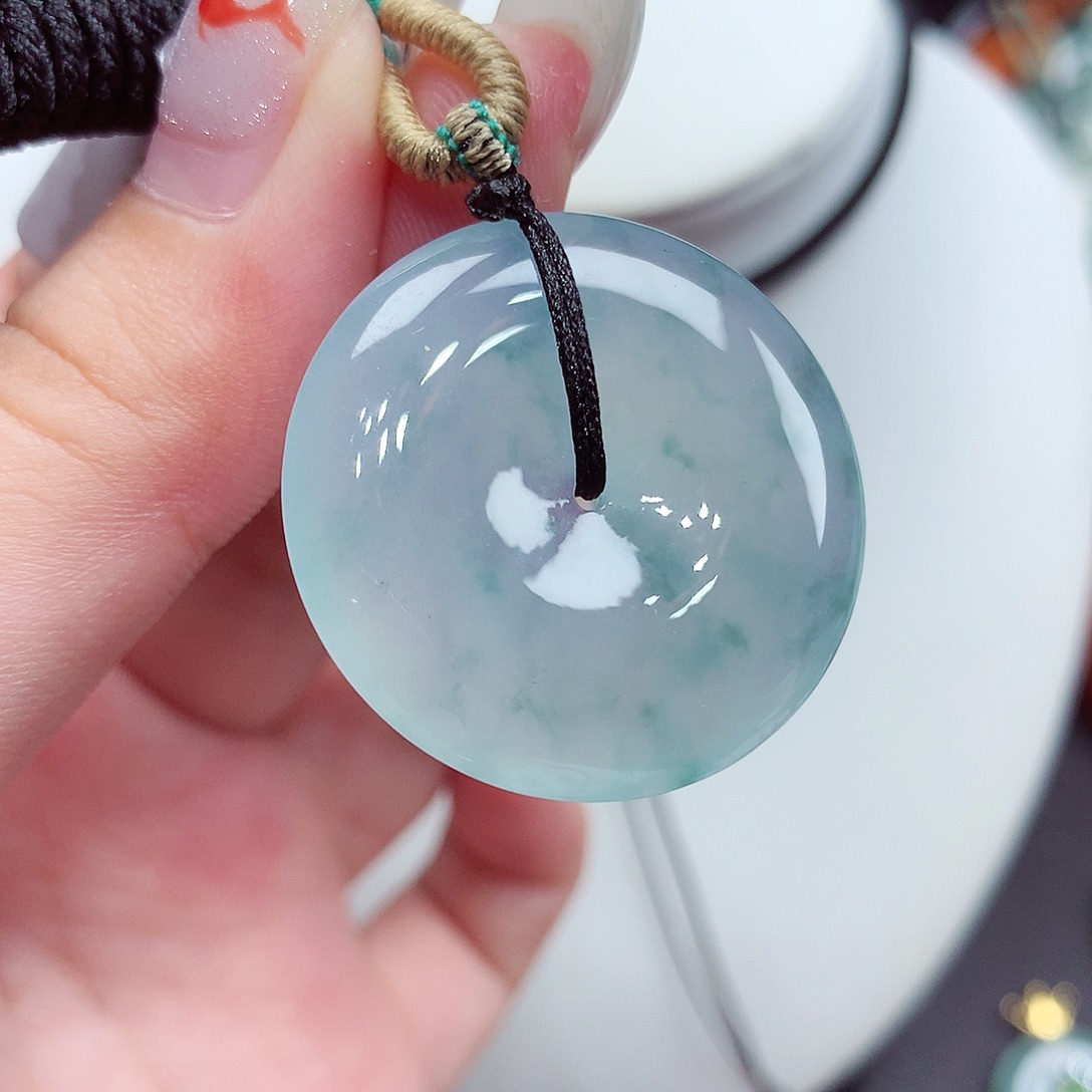 翡翠未镶嵌颈饰翡翠20，29/5.3