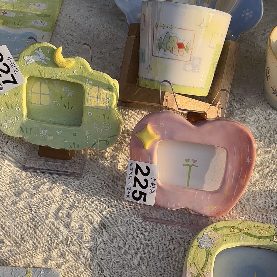 今***吗树拍立得相框摆件