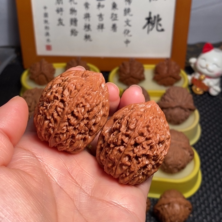 文玩核桃把件36蒜头