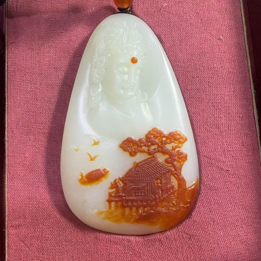 和田玉挂件未镶嵌