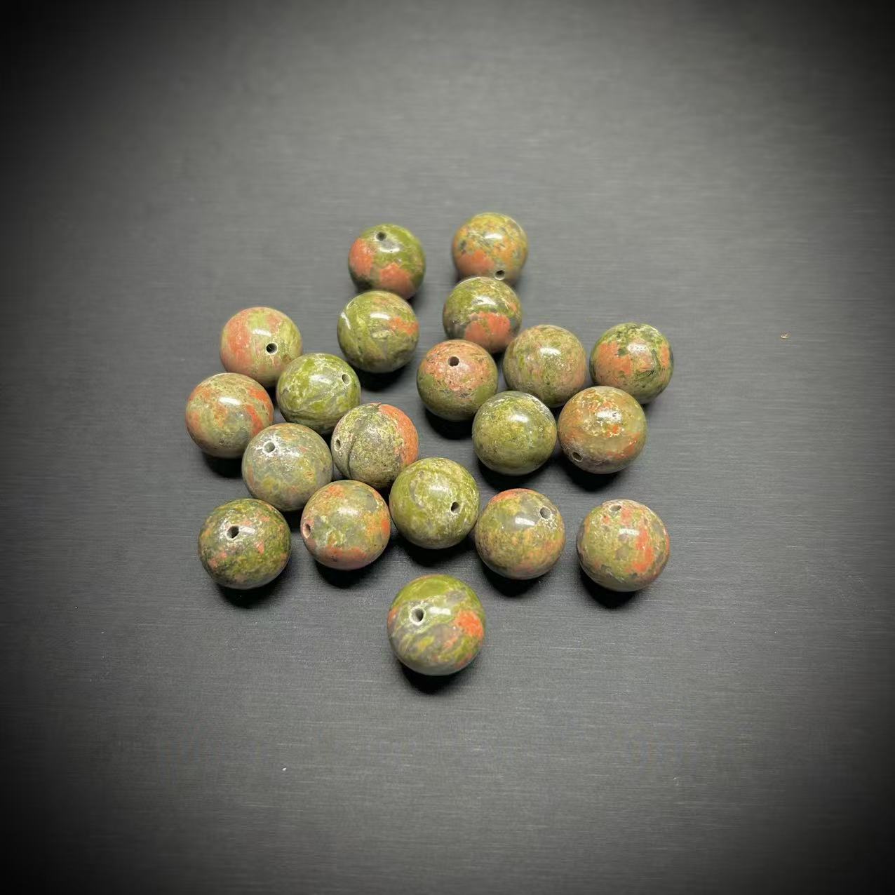 【专属福利】32001735老矿红绿色单珠13.14㎜（多样性发其一）307