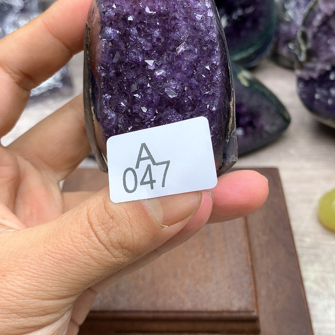 紫晶大型摆件（非配饰）9K金镶嵌