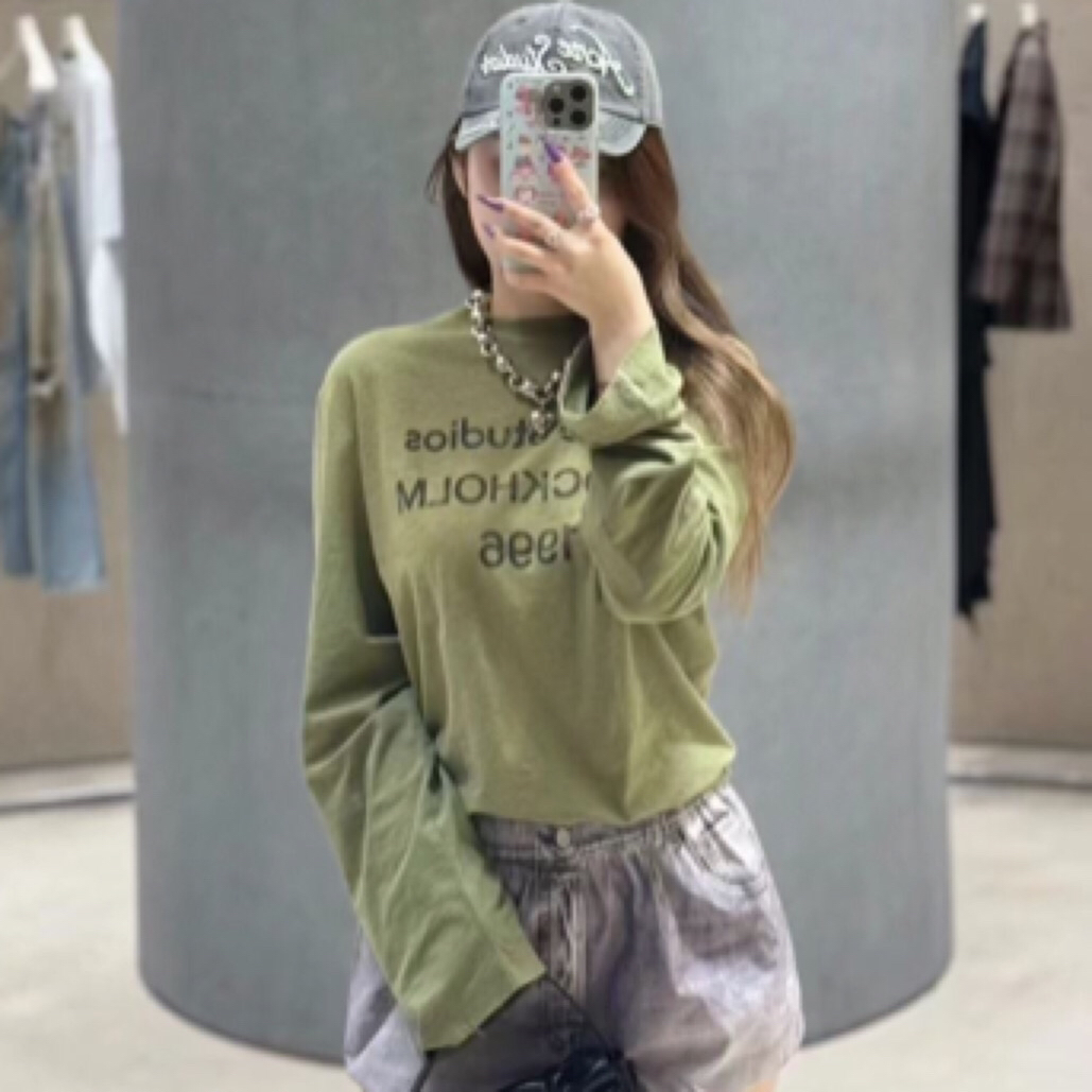 故意做脏感【脏脏衣】做旧1996长袖T恤