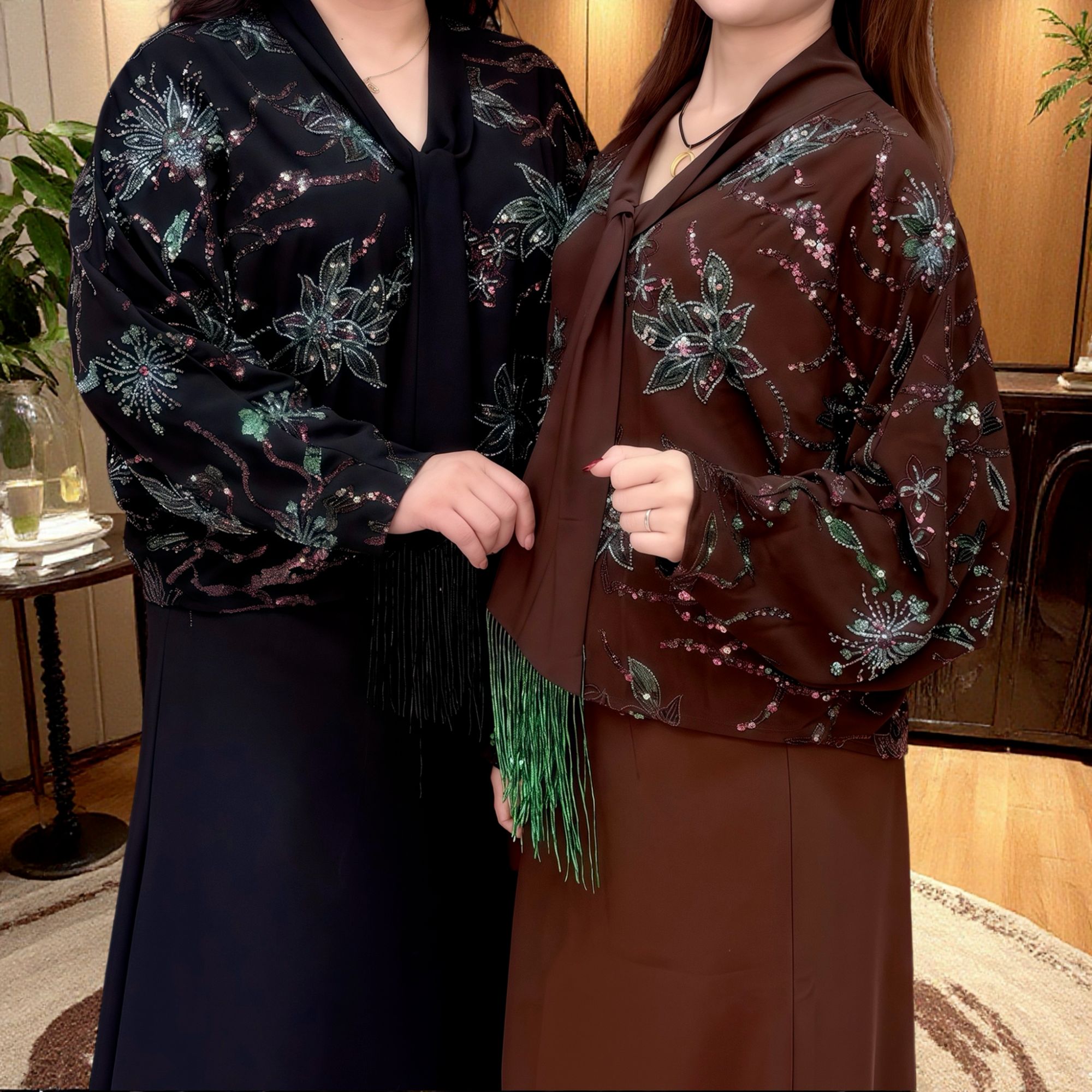 BayHinim新款estanbul marian气质时尚洋气亮晶晶套装