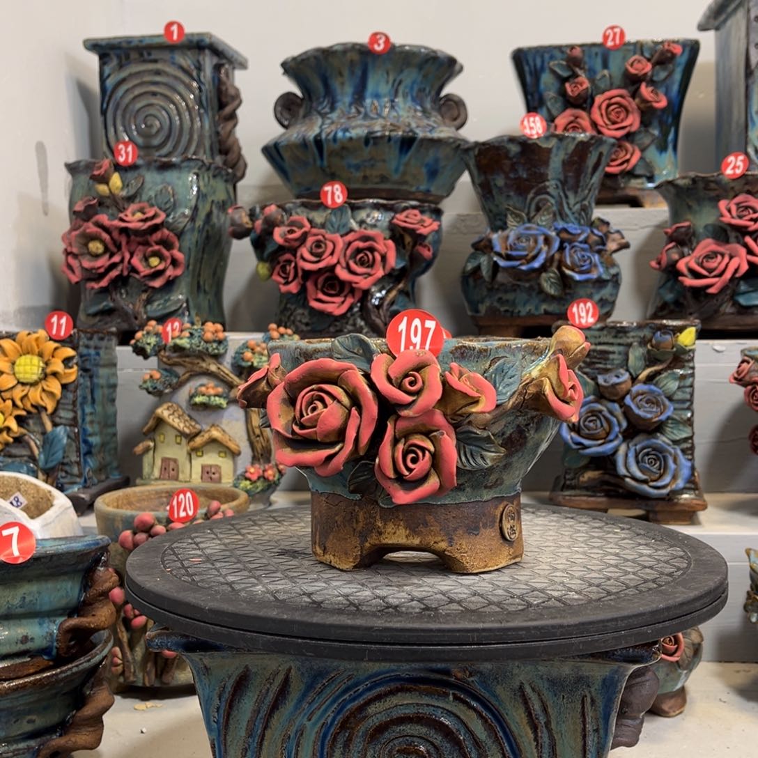 陶瓷197 号陶然花盆