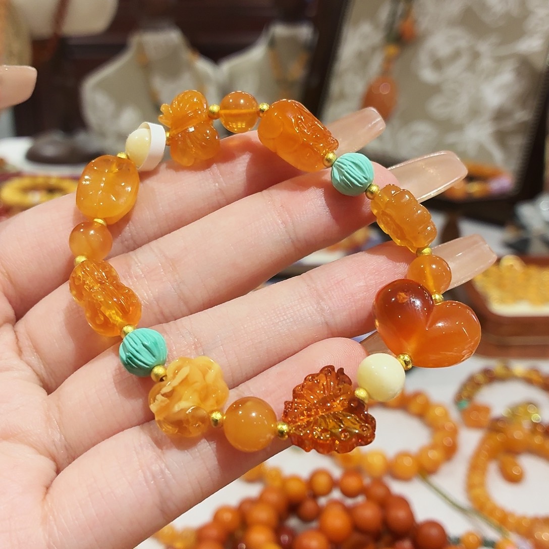 蜜蜡未镶嵌手链手串