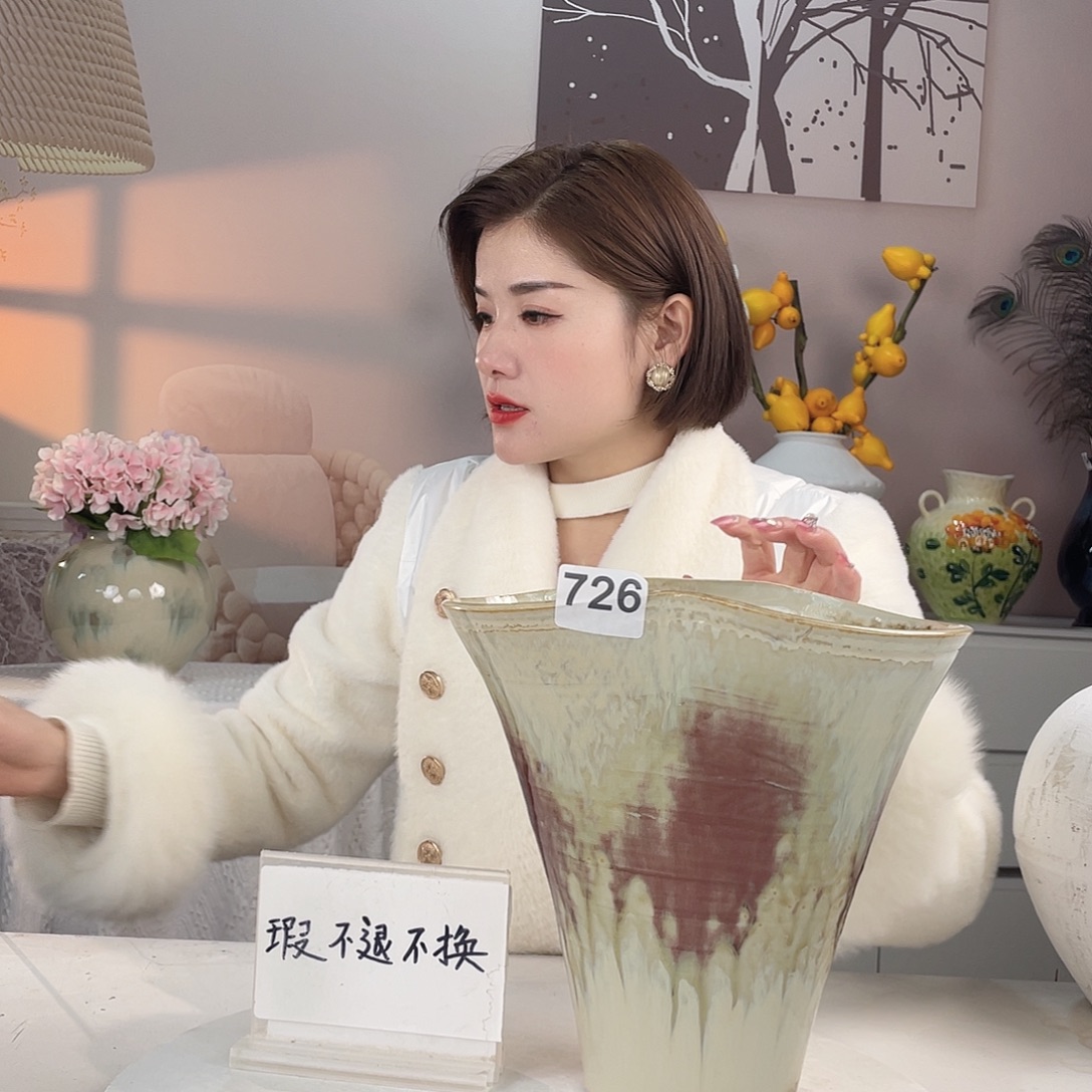 摆件726 微瑕景德镇陶瓷艺术精品