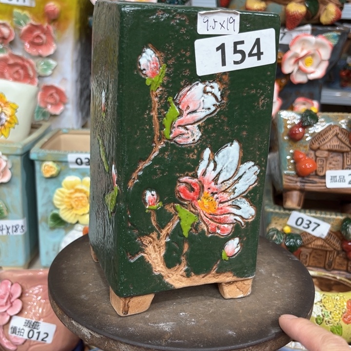 紫砂花盆粗陶材质多肉花盆