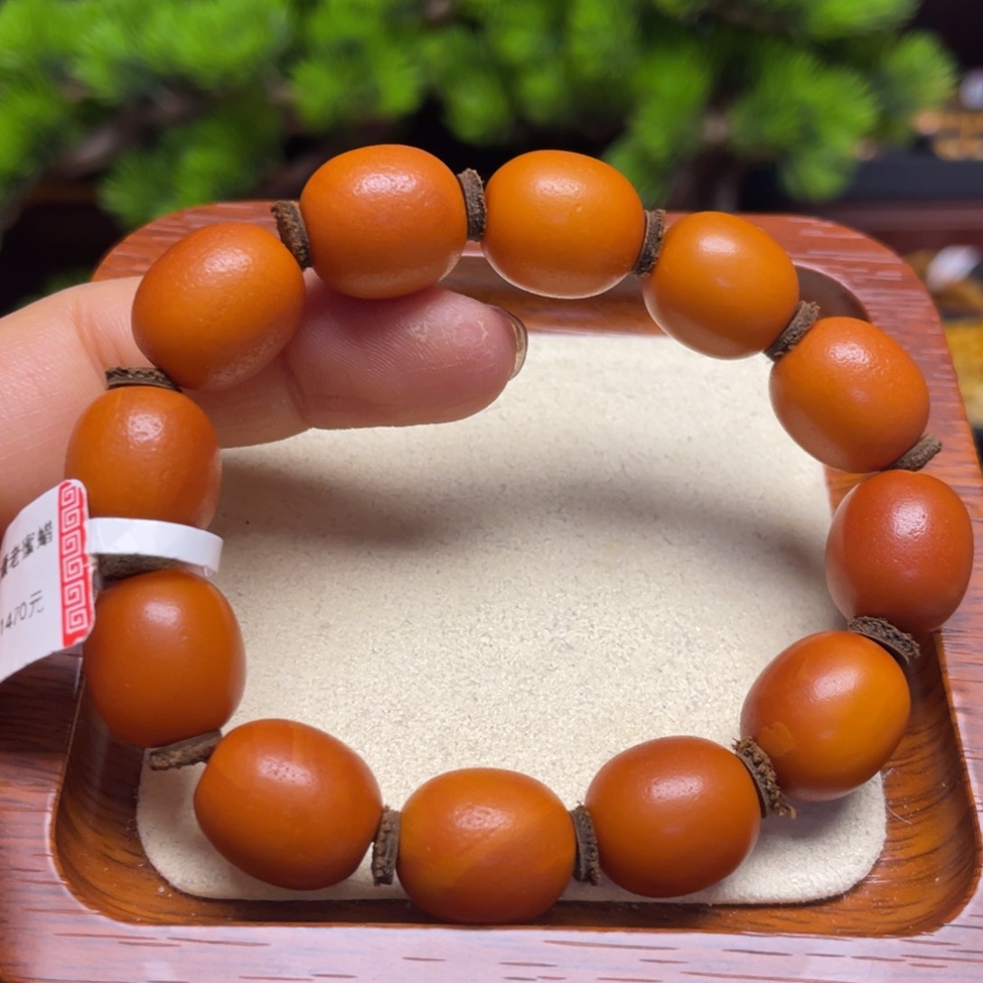 蜜蜡手链未镶嵌手串
