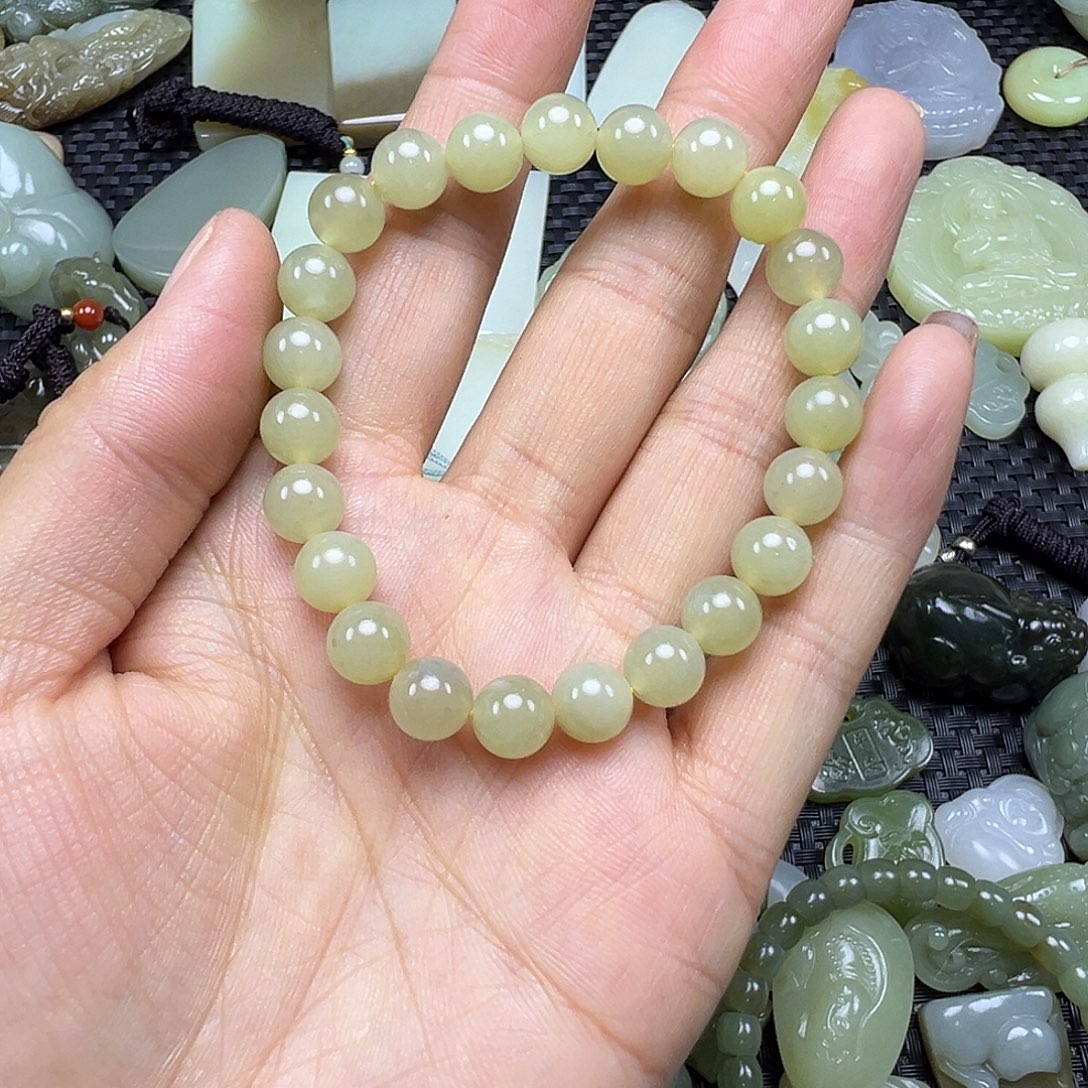 和田玉未镶嵌吊坠(不含链)卡8