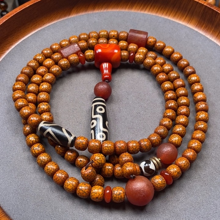 菩提吊坠未镶嵌听****达星月菩提子