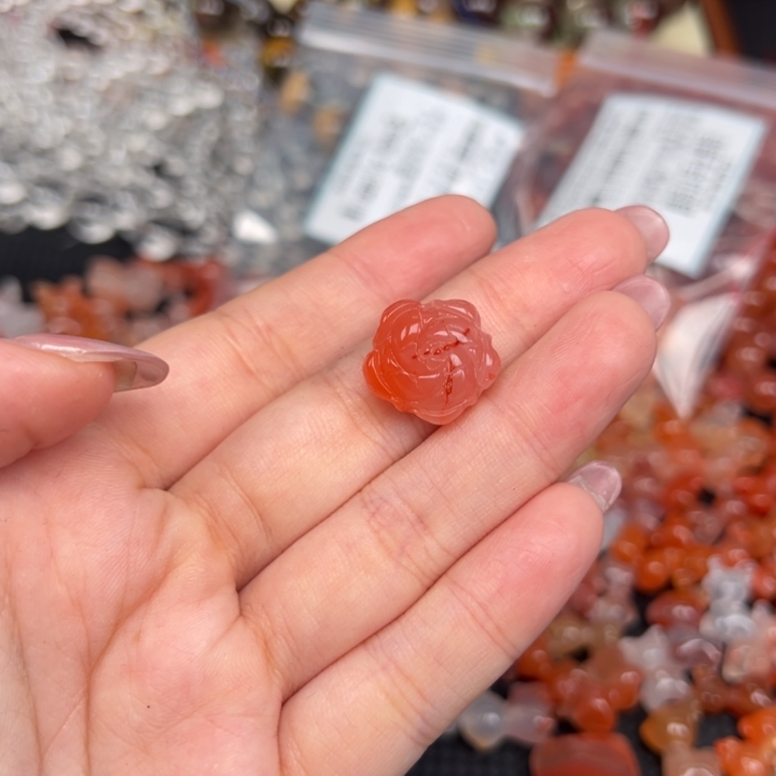 南红玛瑙未镶嵌吊坠(不含链)