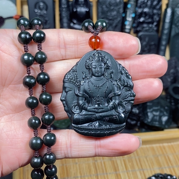 和田玉（青玉）挂件未镶嵌