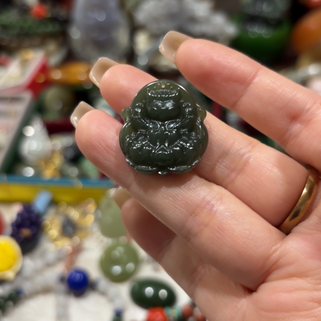 和田玉未镶嵌颈饰50742