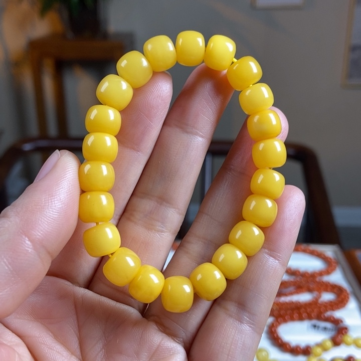 琥珀手链未镶嵌蜜蜡手串9