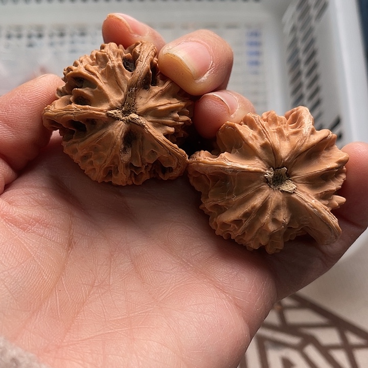 文玩核桃手串三棱98片左右小