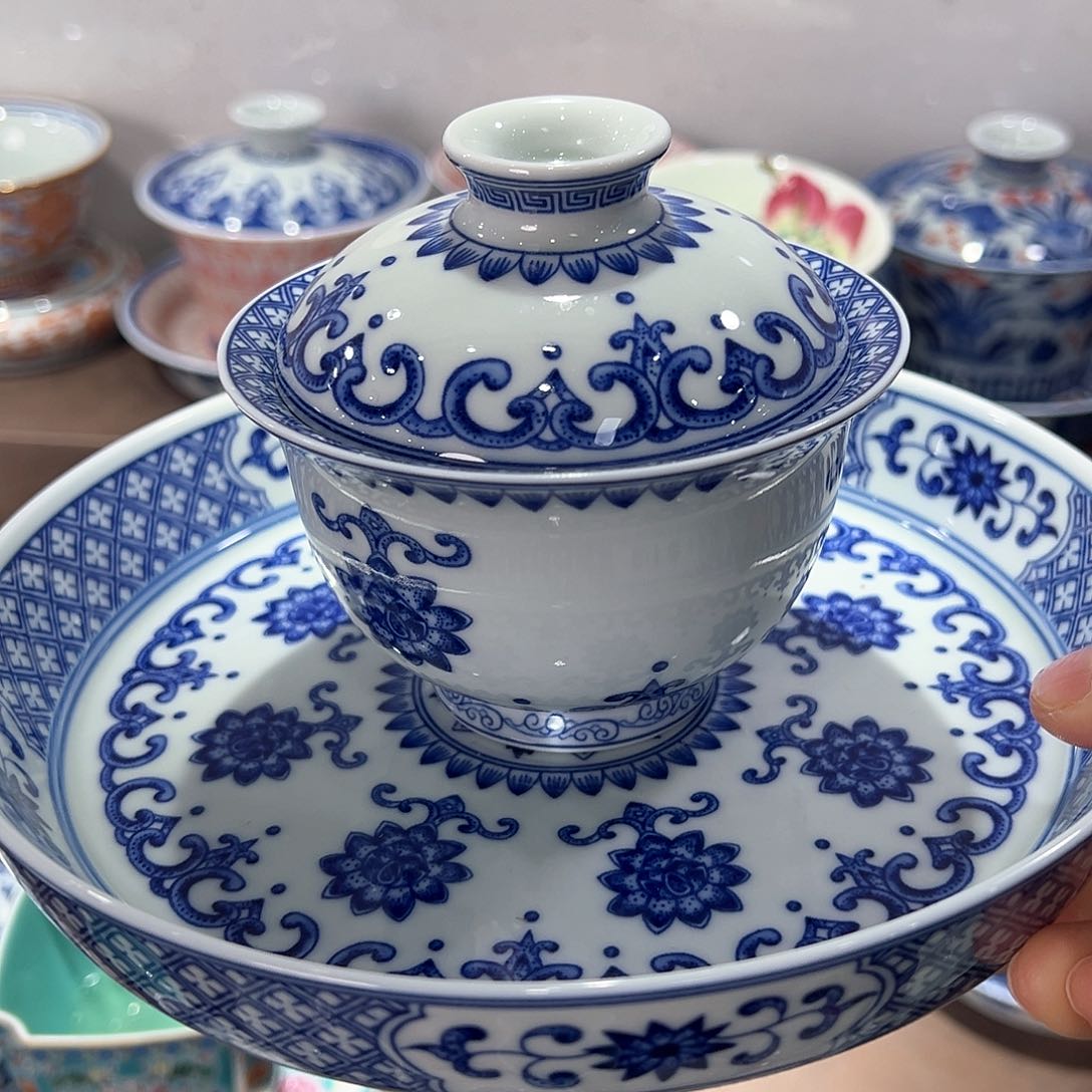 盖碗全场七景德镇的这景德镇的早茶是