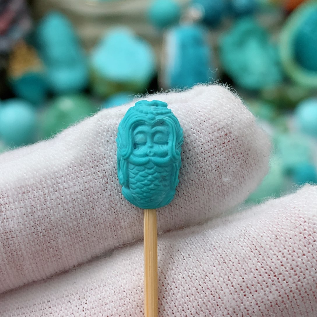 绿松石珠宝奇石未镶嵌