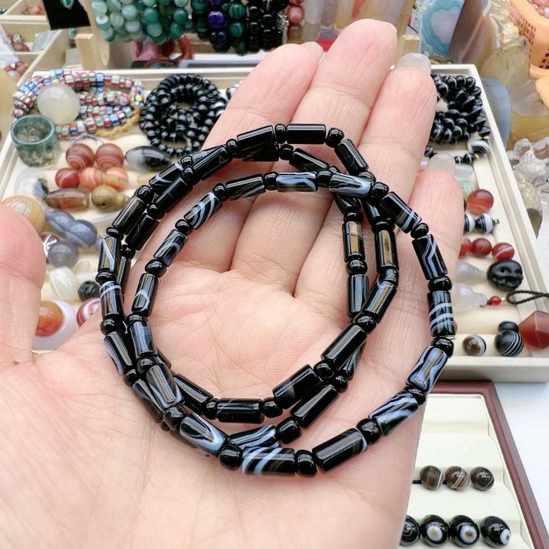 未镶嵌玛瑙/玉髓珠宝半成品