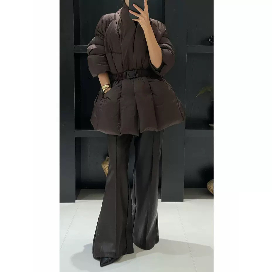 高颜值中国风外套带腰带