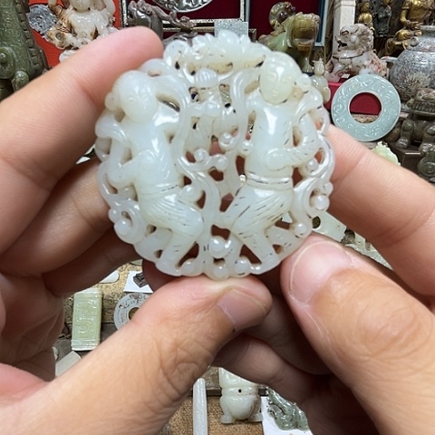 未镶嵌和田玉挂件