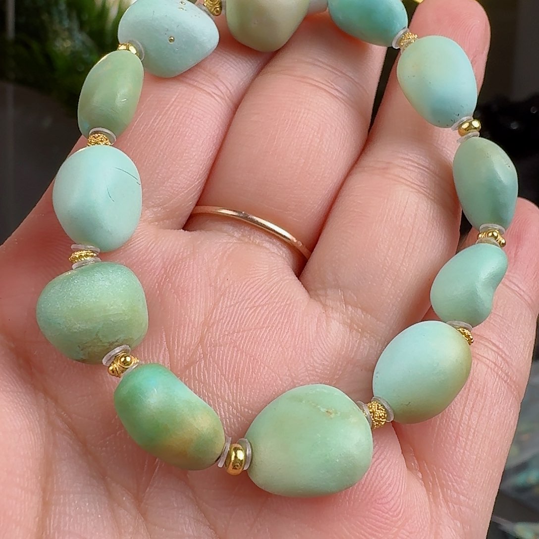 绿松石珠宝奇石未镶嵌