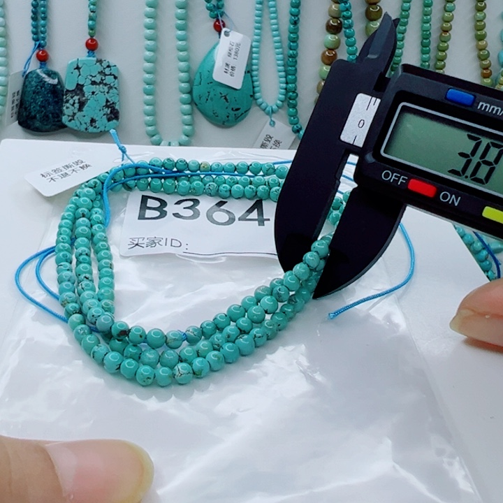 绿松石未镶嵌颈饰