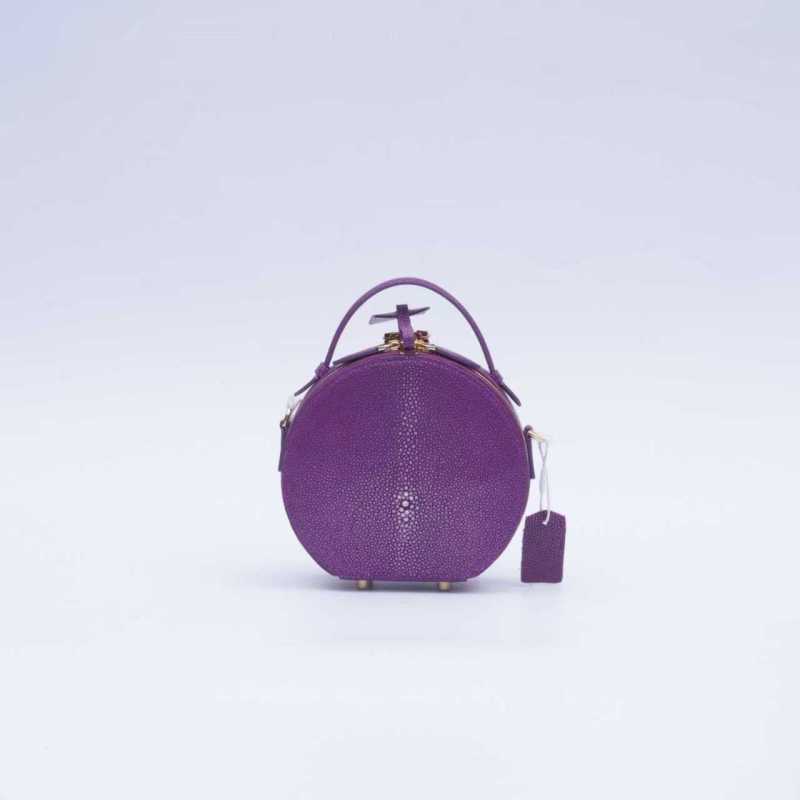 私订达人鳄鱼世家2025新款百搭小众斜挎包珍珠鱼皮时尚女士单肩包