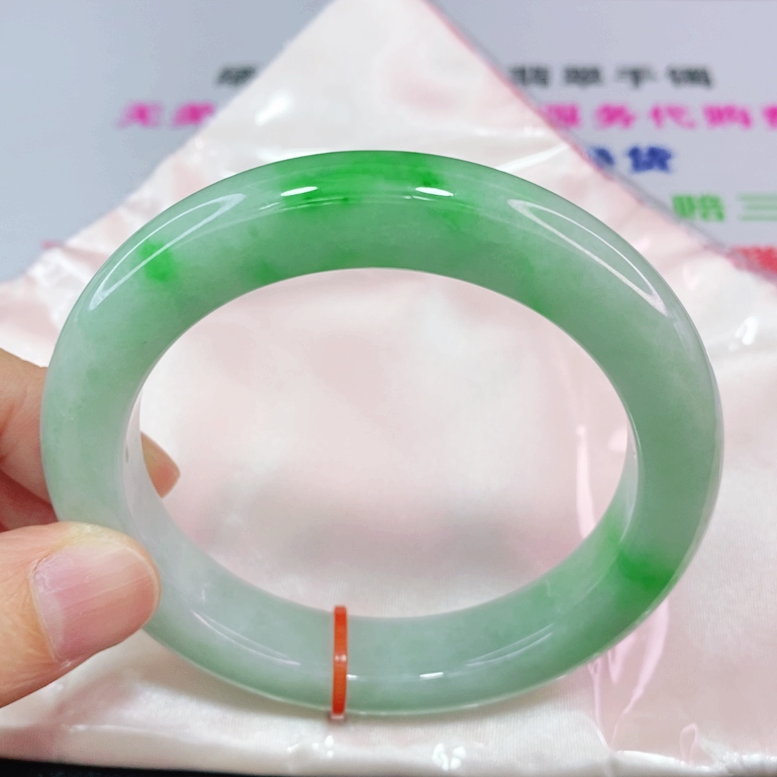 未镶嵌手镯翡翠60.2圈口正圈