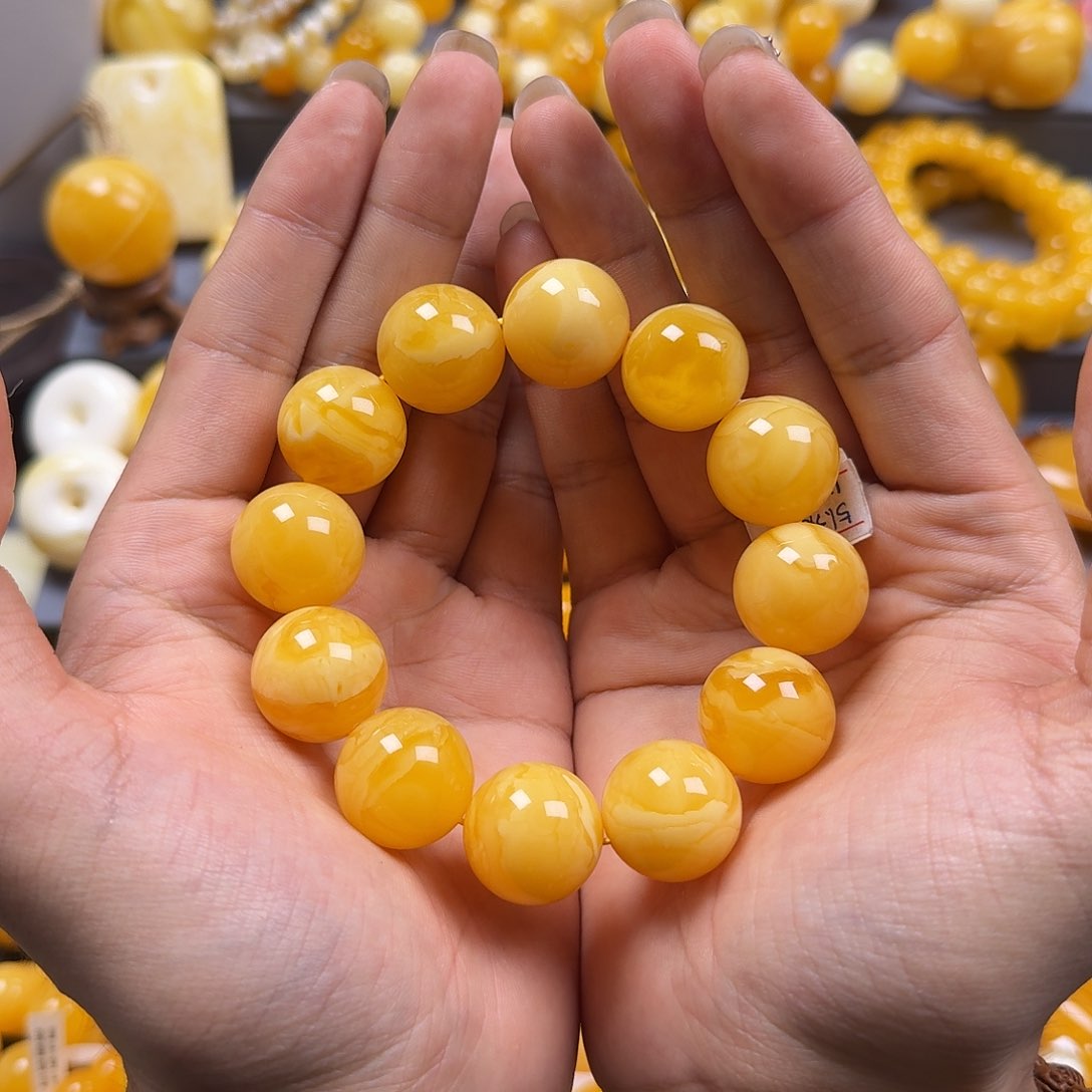 琥珀珠宝奇石未镶嵌19mm