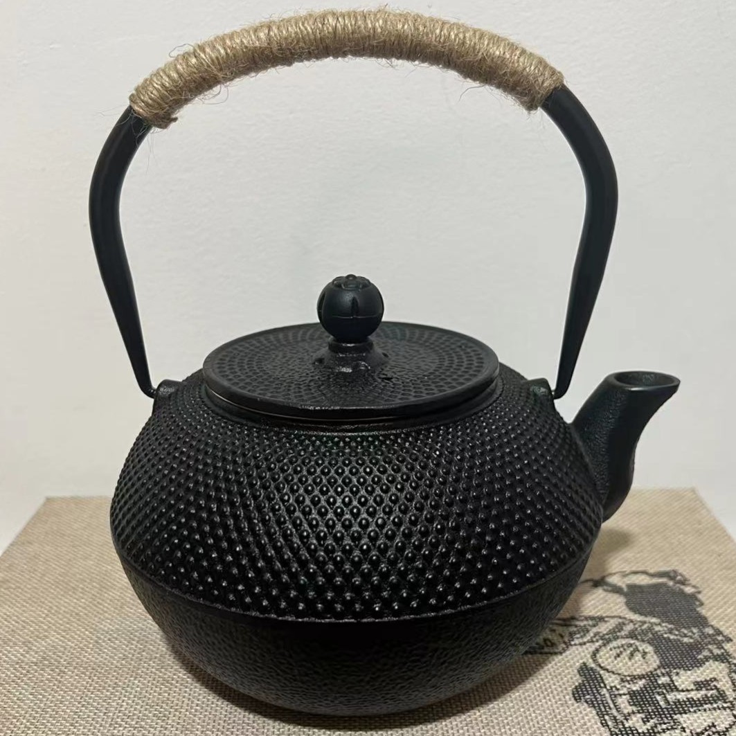 《小黑点》1.2L中高端铁壶烧水煮茶生铁精致煮水铁壶