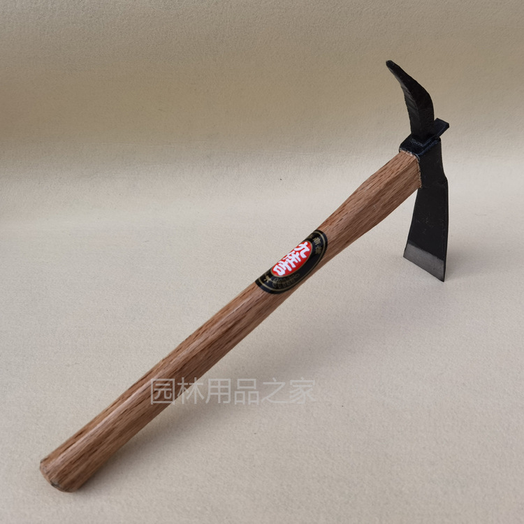 整体撅小农具锄锻造尖镐锻打钢锄头九佐吉锻造尖镐锄头两用锄镐锄