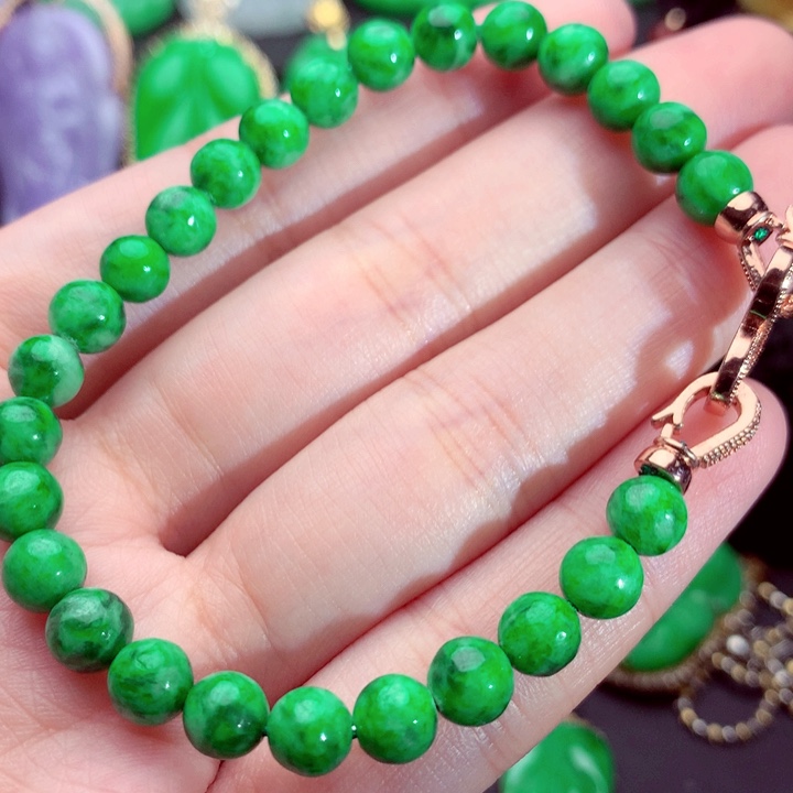 翡翠未镶嵌手串手串
