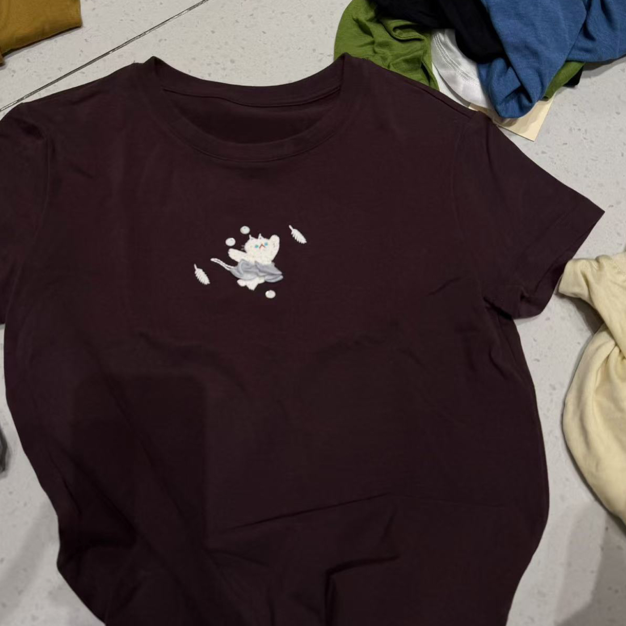 桃子自制 212 气质百搭T恤