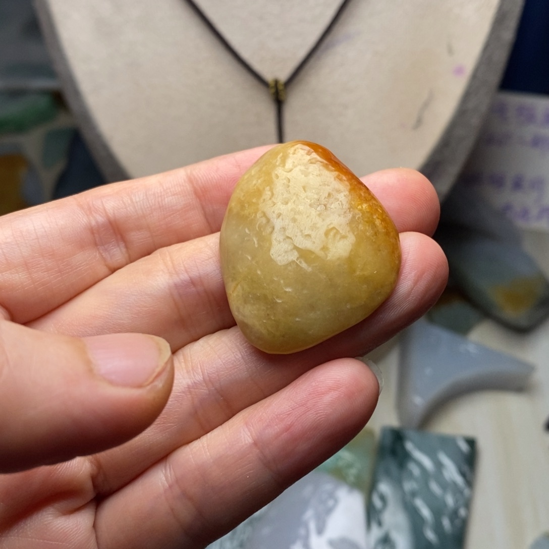 翡翠未镶嵌颈饰天然