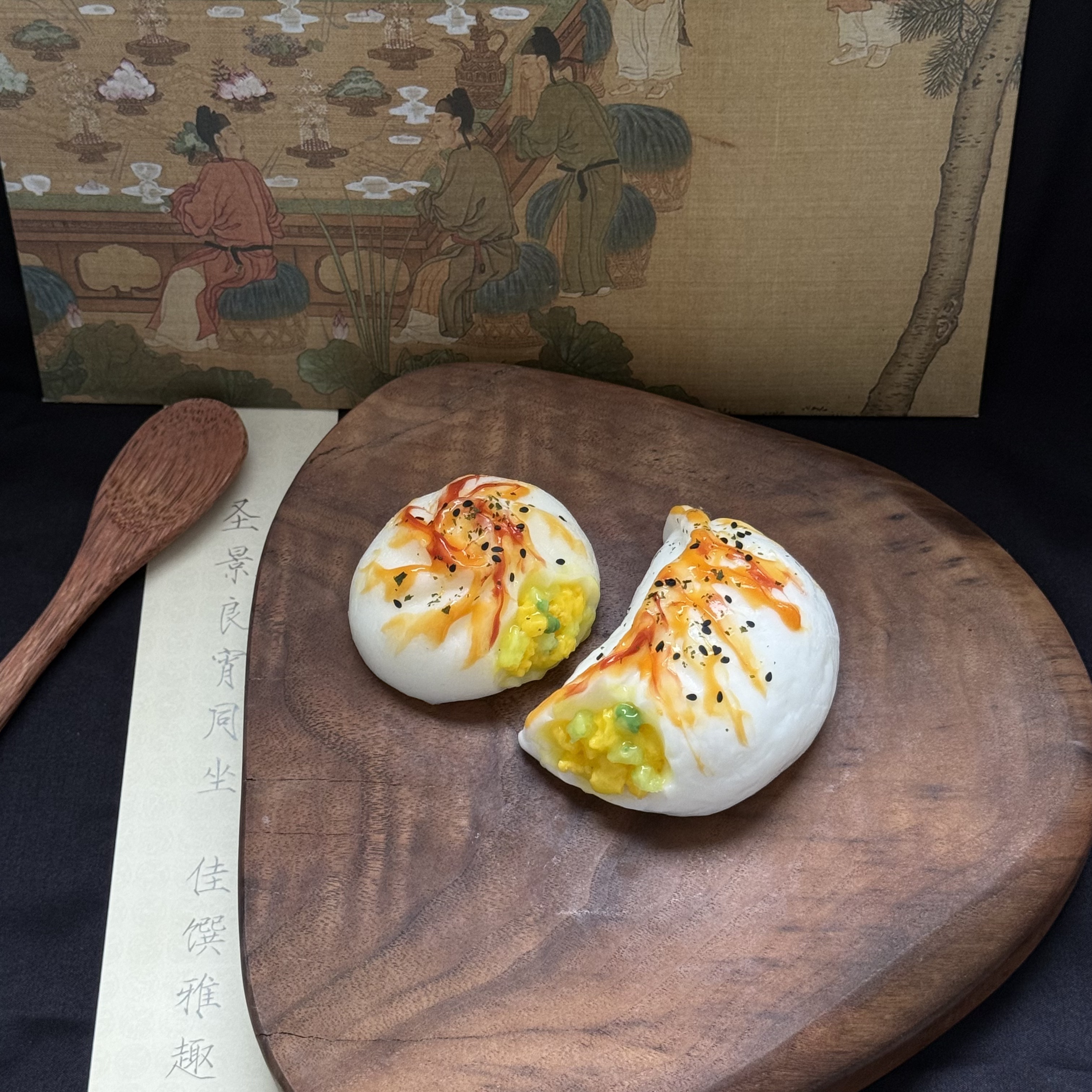 【翡翠角瓜遇上黄金鸡蛋系列】喜仔yummy食物系硅胶捏捏玩具